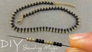 How to Make Necklace with Beads: Seed Bead Jewelry Making Tutorials