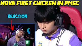 NOVA FIRST CHICKEN DINNER 🔥IN PMGC 2022 | SCOUT & MAVI REACTION