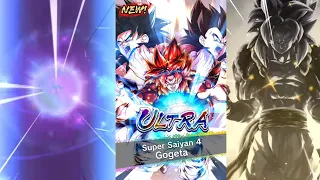 Ultra Super Saiyan 4 Gogeta Summon Card Art Animation Concept!!!-Dragon Ball Legends