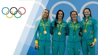Australia set new world record en route to relay gold
