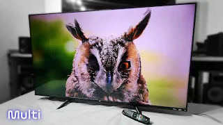 Unboxing (desembalando) Smart TV Qled 55" Multi TL060M