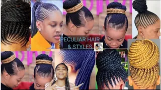 Top 100 Best and Beautiful ponytail braids hairstyles|2021 Amazing cornrows Ideas