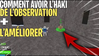 TUTO : COMMENT AVOIR ET AMÉLIORER SON HAKI DE L'OBSERVATION SUR BLOX FRUIT