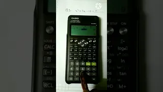 how to solve quadratic equations using scientific calculator casio fx-991ex. #shorts #shortsvideo