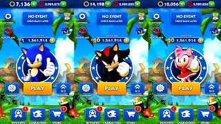 Sonic Dash SONIC VS SHADOW VS AMY Android iPad iOS Gameplay