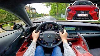 Lexus LC 500h 2023 POV test drive | Acceleration | Hokkaido Edition | 3.5l V6 hybrid 359 hp