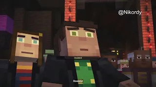 Aiden's real question to Gabriel - Minecraft: Story Mode Modded