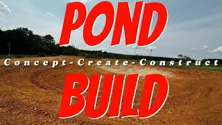 Beautiful 2 acre pond build start to finish, part one