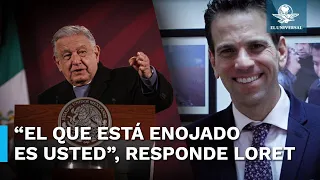 Responde Loret de Mola a AMLO tras vincularlo con empresas de medicamentos