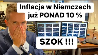 SZOK ! Inflacja w Niemczech Już Ponad 10 Procent !