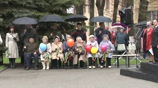 Митинг у памятника погибшим дегтяревцам 9 Мая 2017г