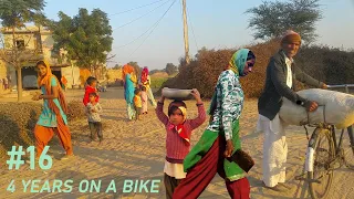 Bicycle touring through remote Indian desert villages. Is it possible to sleep wildly there?