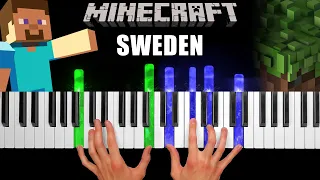 Minecraft - Sweden - Piano Cover & Tutorial