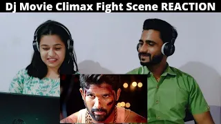 DJ Climax Fight Scene REACTION | Best Action Scene Of Allu Arjun REACTION