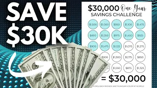 Save $30,000 In ONE YEAR (Biweekly Savings Challenge)