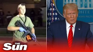Trump defends Kenosha gunman Kyle Rittenhouse saying he acted in self defence