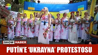 Putin'e 'Ukrayna' protestosu