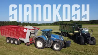 SIANOKOSY 2024! ✔ | DWA ZESTAWY | NEW HOLLAND & MASSEY FERGUSON☆GR KOC & GR REMBISZEWSKI