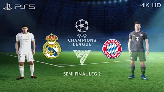 EA SPORT FC24 | PS5 | SEMI FINAL UCL LEG 2 | REAL MADRID VS BAYERN MUNICH | MNYK GAMES #1