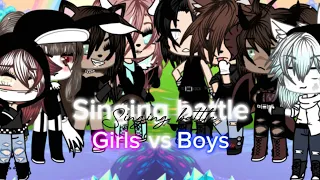 Singing Battle! {{Girls vs Boys}}{{Lip Sync}}||#capcut #ibisxpaint #gachacommunity #gachalife