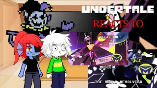 Undertale reacts to Deltarune the (not) musical: Spamton and Jevil