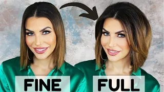 Life Changing Tricks that Women with FINE THIN HAIR Need to Know!