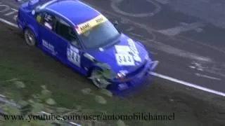 BMW E46 CRASH ACCIDENT UNFALL Nordschleife Nurburgring 21 10 12 Wehrseifen