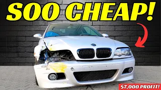 I Bought The CHEAPEST BMW M3 To Flip For MAX PROFIT In 24 Hours!