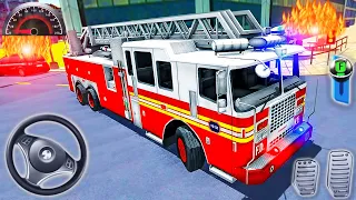 City Fire Truck Rescue Driver - 911 Emergency Firefighter Simulator - Android GamePlay