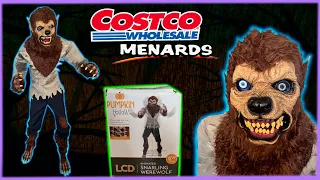 👻 UNBOXING + SET UP Menards 2022 Pumpkin Hollow Snarling Werewolf Life Size Animatronic Prop 🎃