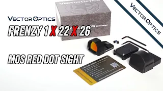 VECTOR OPTICS Frenzy 1x22x26 MOS Red Dot Sight  #SCRD 36