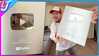 YouTube Silver Play Button Award! (Unboxing & Review)