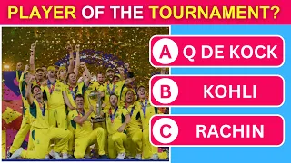 ICC Cricket World Cup 2023 Quiz | Cricket Quiz 2023 🏏🏆