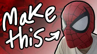 HOW TO MAKE A SPIDER-MAN MASK - Easy DIY Cosplay Tutorial