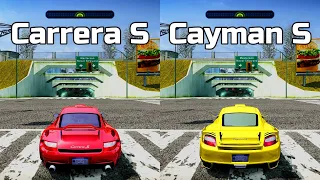 NFS Most Wanted: Porsche 911 Carrera S vs Porsche Cayman S - Drag Race