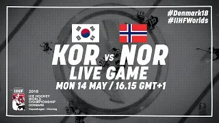 Korea - Norway | Full Game | 2018 IIHF Ice Hockey World Championship