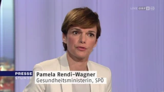 2017/05/28 129895 Pressestunde mit Gesundheitsministerin Pamela Rendi Wagner SPÖ Primärversorgungsze