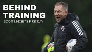 BEHIND TRAINING | Scott Lindsey's First Day!