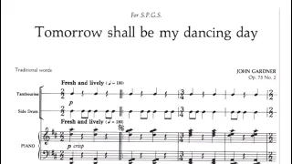 John Gardner | Tomorrow shall be my dancing day (with score)