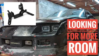 Installing a Hooker Blackheart crossmember in a third gen LS swapped Camaro.