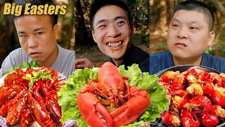 Can you finish all the big shrimps? | TikTok Video|Eating Spicy Food and Funny Pranks|Funny Mukbang
