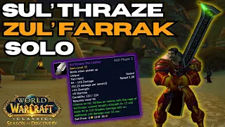 Sul'Thraze Farm Paladin Solo Guide ZF | Season of Discovery P3