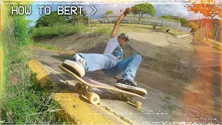 HOW TO do a SAVAGE BERT SLIDE - Skateboarding Trick Tip