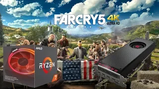 Far Cry 5 4K RX Vega 56 Ryzen 2700x Ultra Settings