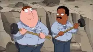 Family Guy white guy work song