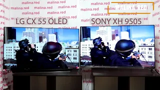 Сравнение LG OLED55CX и Sony 55XH9505 Битва Топов