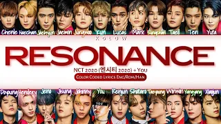 [Karaoke] NCT 2020 (엔시티 2020) "RESONANCE" (Color Coded Eng/Han/Rom/가사) (24 Members)