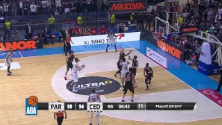 Ryan Boatright vs. William Hatcher (Partizan NIS - Cedevita, 25.3.2017)