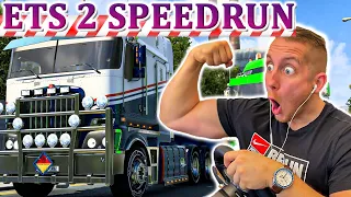 ETS 2 Speedrun - Kennworth K200 auf den Straßen von Genf nach Liverpool! - Euro Truck Simulator 2