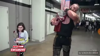 BRAWN STROWMAN LEADS YOUNG NICHOLAS TO HIS FIRST WWE PHOTO!!!!!